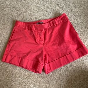 Express pink shorts